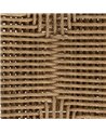 SILLA BEIGE-GRIS PE-ALUMINIO SALÓN 57,50 X 56 X 74 CM