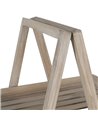 ESTANTERÍA NATURAL MADERA 120 X 42 X 153 CM