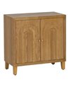 MUEBLE RECIBIDOR NATURAL MADERA 80 X 40 X 80 CM