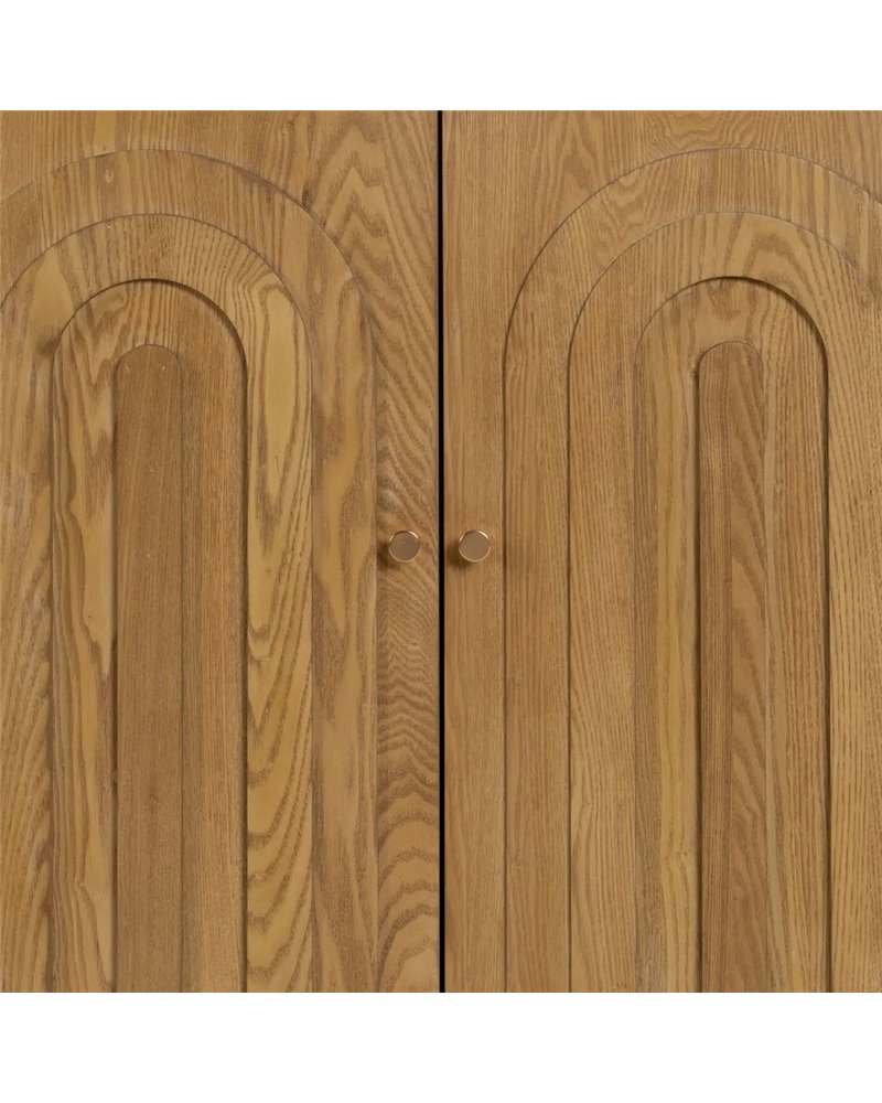 MUEBLE RECIBIDOR NATURAL MADERA 80 X 40 X 80 CM