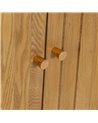 MUEBLE RECIBIDOR NATURAL MADERA 80 X 40 X 80 CM