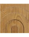 MUEBLE RECIBIDOR NATURAL MADERA 80 X 40 X 80 CM