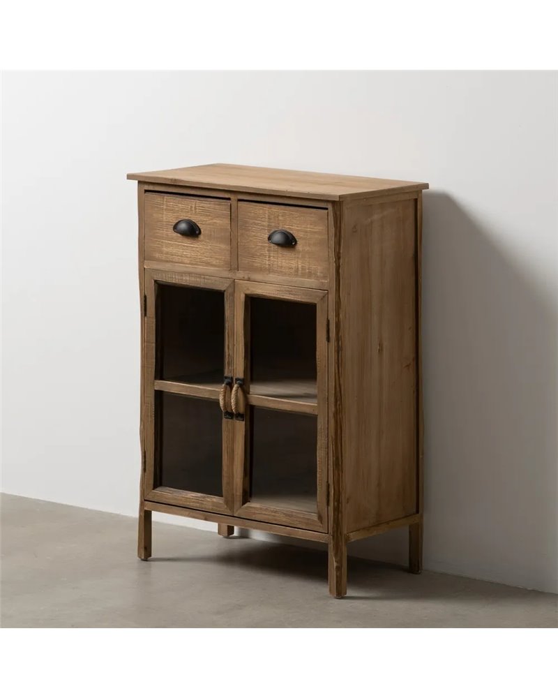 MUEBLE AUXILIAR NATURAL MADERA DE ABETO 64 X 37 X 92,50 CM