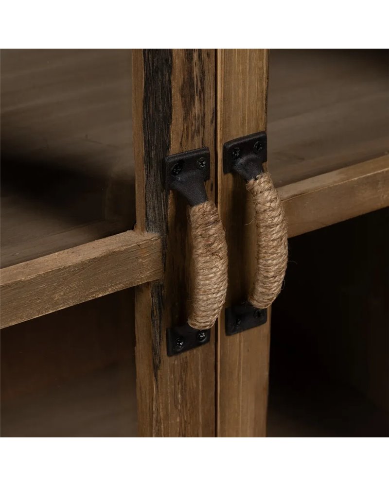 MUEBLE AUXILIAR NATURAL MADERA DE ABETO 64 X 37 X 92,50 CM