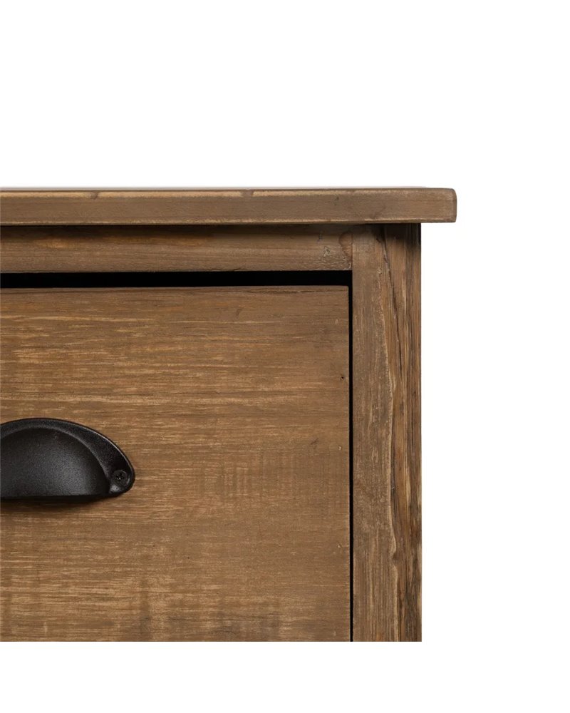 MUEBLE AUXILIAR NATURAL MADERA DE ABETO 64 X 37 X 92,50 CM