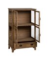 IXIA REF.-611300VITRINA NATURAL MADERA DE ABETO 72 X 39 X 116 CM