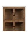IXIA REF.-611300VITRINA NATURAL MADERA DE ABETO 72 X 39 X 116 CM