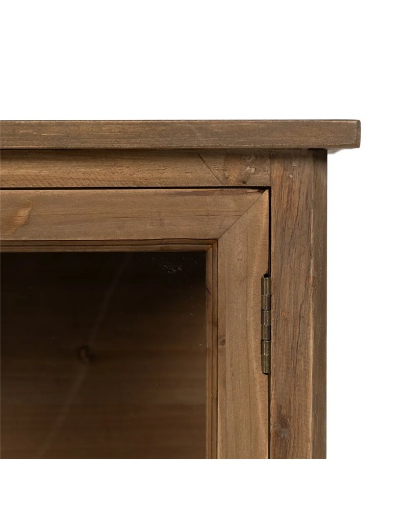 IXIA REF.-611300VITRINA NATURAL MADERA DE ABETO 72 X 39 X 116 CM