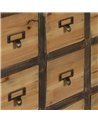 MUEBLE CAJONES NATURAL-GRIS DM-MADERA 80,50 X 35 X 115 CM