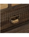 MUEBLE CAJONES NATURAL-GRIS DM-MADERA 80,50 X 35 X 115 CM