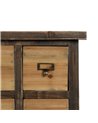 MUEBLE CAJONES NATURAL-GRIS DM-MADERA 80,50 X 35 X 115 CM