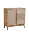 MUEBLE RECIBIDOR NATURAL DM-MADERA 75,50 X 37 X 75,50 CM