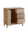 MUEBLE RECIBIDOR NATURAL DM-MADERA 75,50 X 37 X 75,50 CM