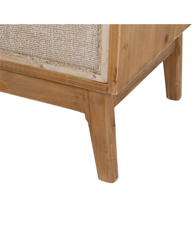 MUEBLE RECIBIDOR NATURAL DM-MADERA 75,50 X 37 X 75,50 CM
