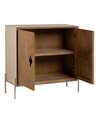 MUEBLE RECIBIDOR BLANCO-NATURAL 100 X 40 X 98,50 CM