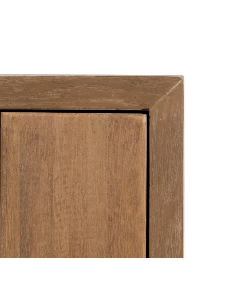 MUEBLE RECIBIDOR BLANCO-NATURAL 100 X 40 X 98,50 CM