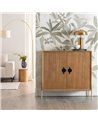 MUEBLE RECIBIDOR BLANCO-NATURAL 100 X 40 X 98,50 CM