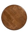 MESA BAR MARRÓN-NEGRO MADERA-METAL 60 X 60 X 105 CM