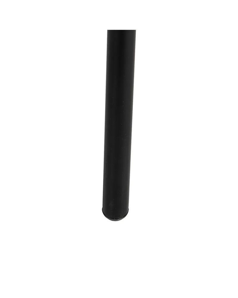 MESA BAR MARRÓN-NEGRO MADERA-METAL 60 X 60 X 105 CM