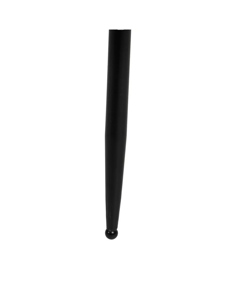 MESA AUXILIAR MARRÓN-NEGRO MADERA-METAL 50 X 50 X 60 CM