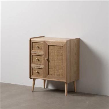 MUEBLE AUXILIAR NATURAL 60 X 35 X 75,50 CM