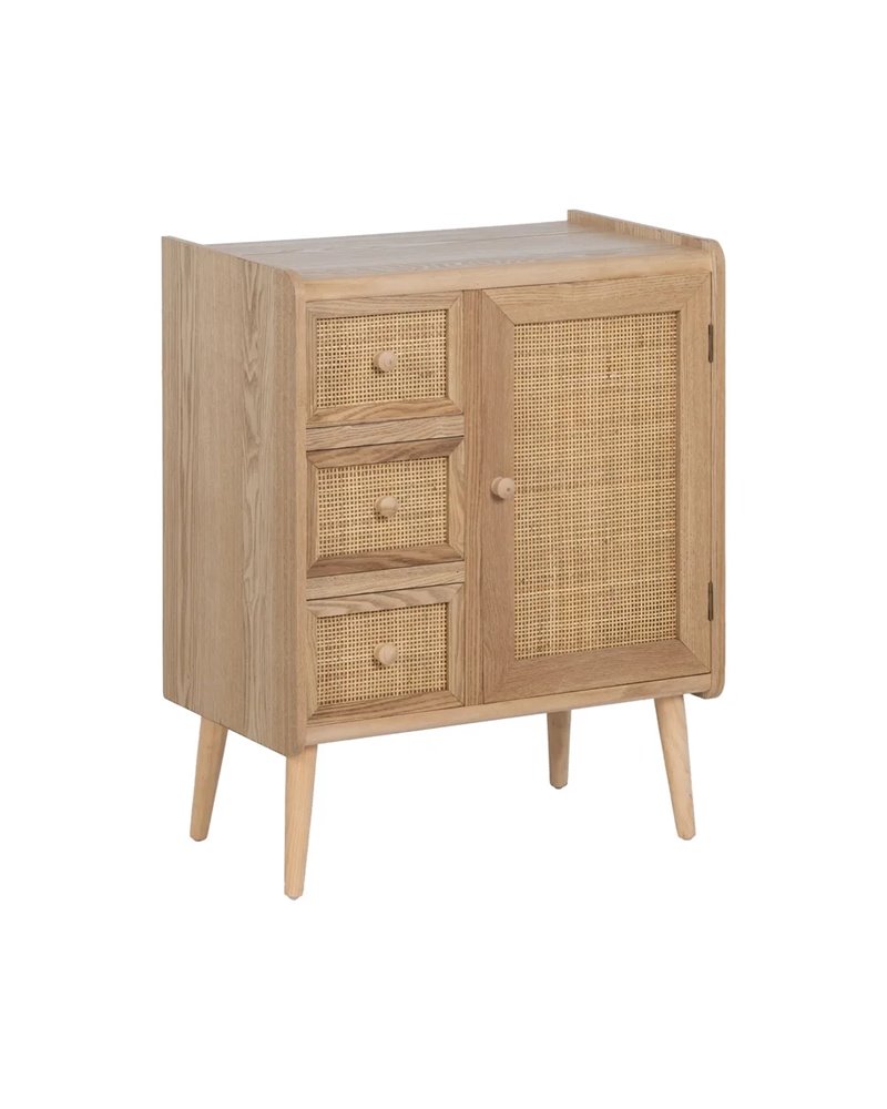 MUEBLE AUXILIAR NATURAL 60 X 35 X 75,50 CM