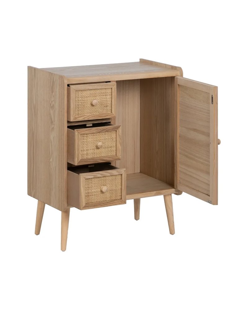 MUEBLE AUXILIAR NATURAL 60 X 35 X 75,50 CM