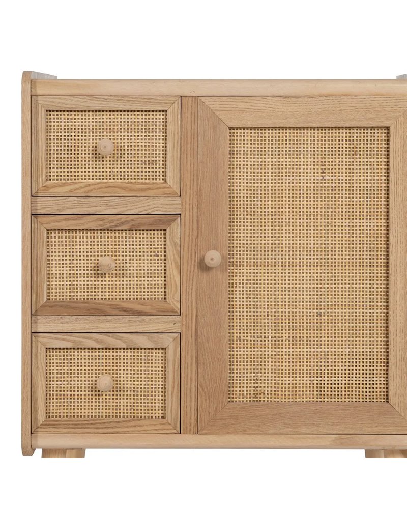 MUEBLE AUXILIAR NATURAL 60 X 35 X 75,50 CM