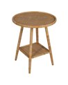 MESA AUXILIAR NATURAL RATÁN SALÓN 60 X 60 X 71 CM