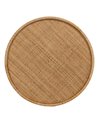 MESA AUXILIAR NATURAL RATÁN SALÓN 60 X 60 X 71 CM