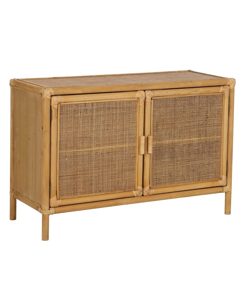 MUEBLE AUXILIAR NATURAL RATÁN SALÓN 97,50 X 40 X 65 CM