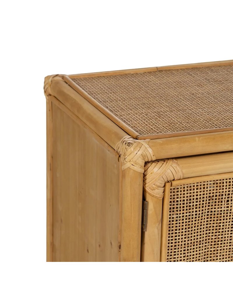 MUEBLE AUXILIAR NATURAL RATÁN SALÓN 97,50 X 40 X 65 CM