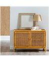 MUEBLE AUXILIAR NATURAL RATÁN SALÓN 97,50 X 40 X 65 CM