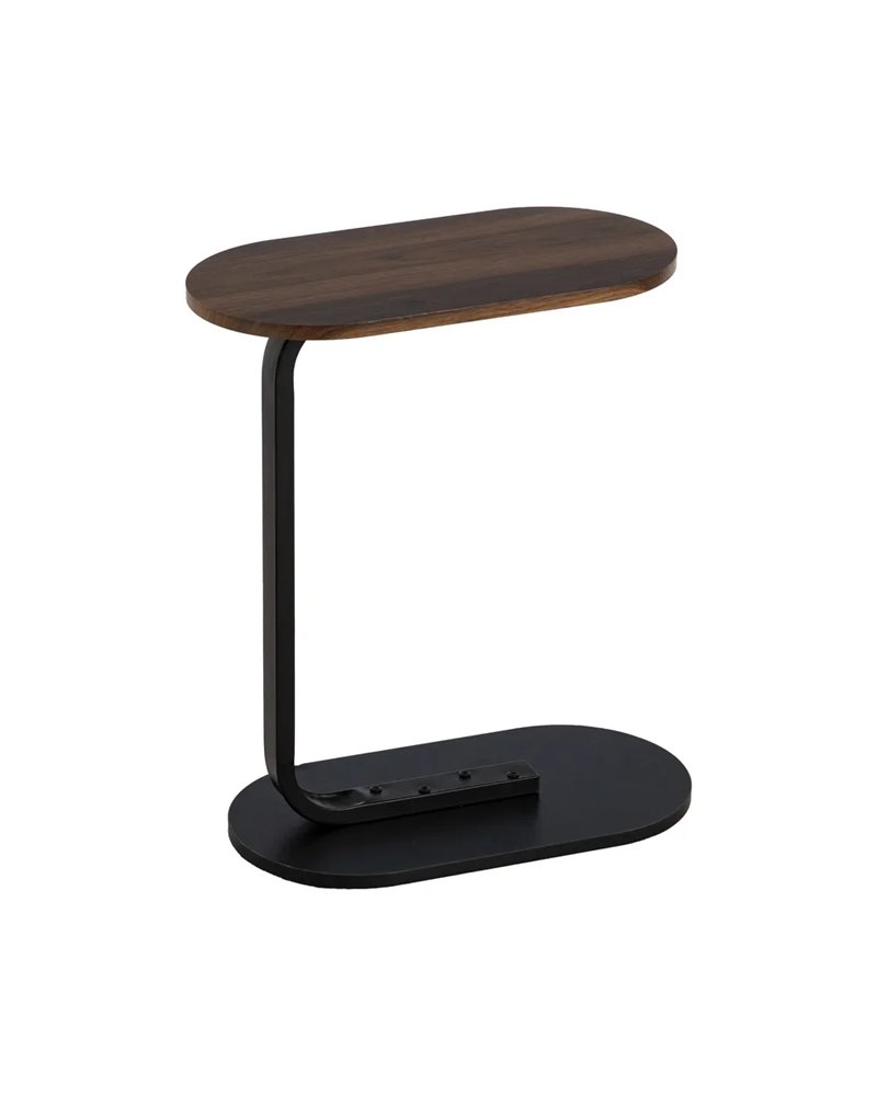 MESA AUXILIAR MARRÓN DM-METAL SALÓN 50 X 26 X 61 CM
