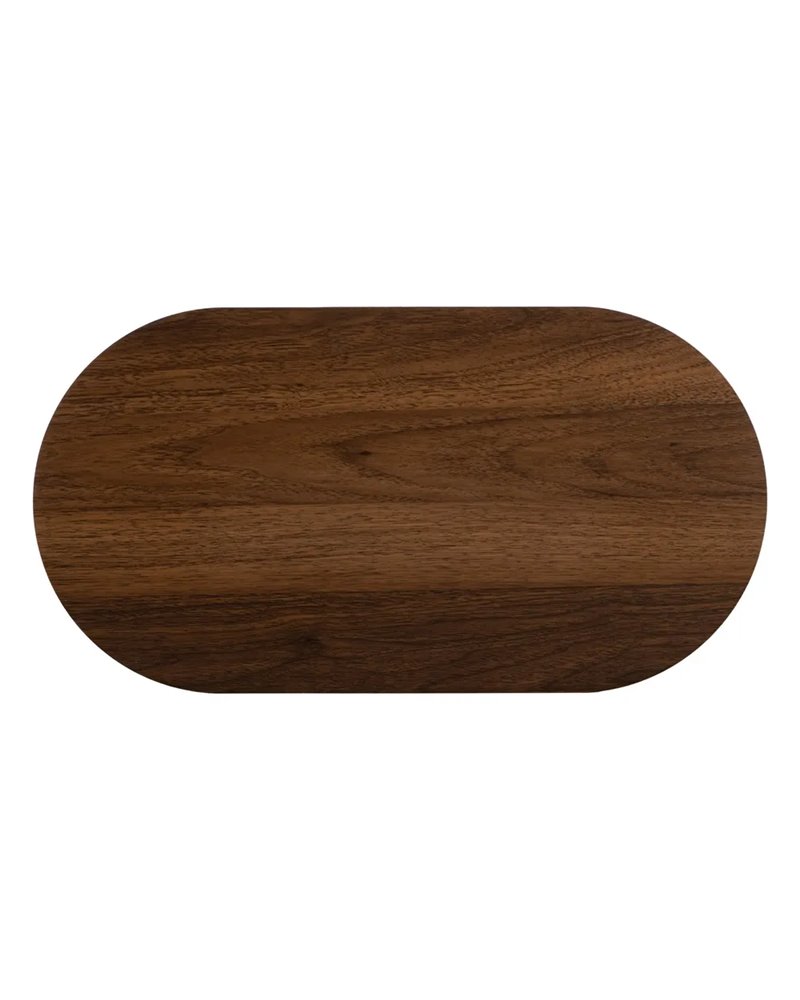 MESA AUXILIAR MARRÓN DM-METAL SALÓN 50 X 26 X 61 CM