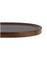 MESA AUXILIAR MARRÓN DM-METAL SALÓN 45 X 30 X 63 CM
