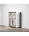 MUEBLE AUXILIAR ESPEJO DM-CRISTAL 80 X 40 X 108 CM
