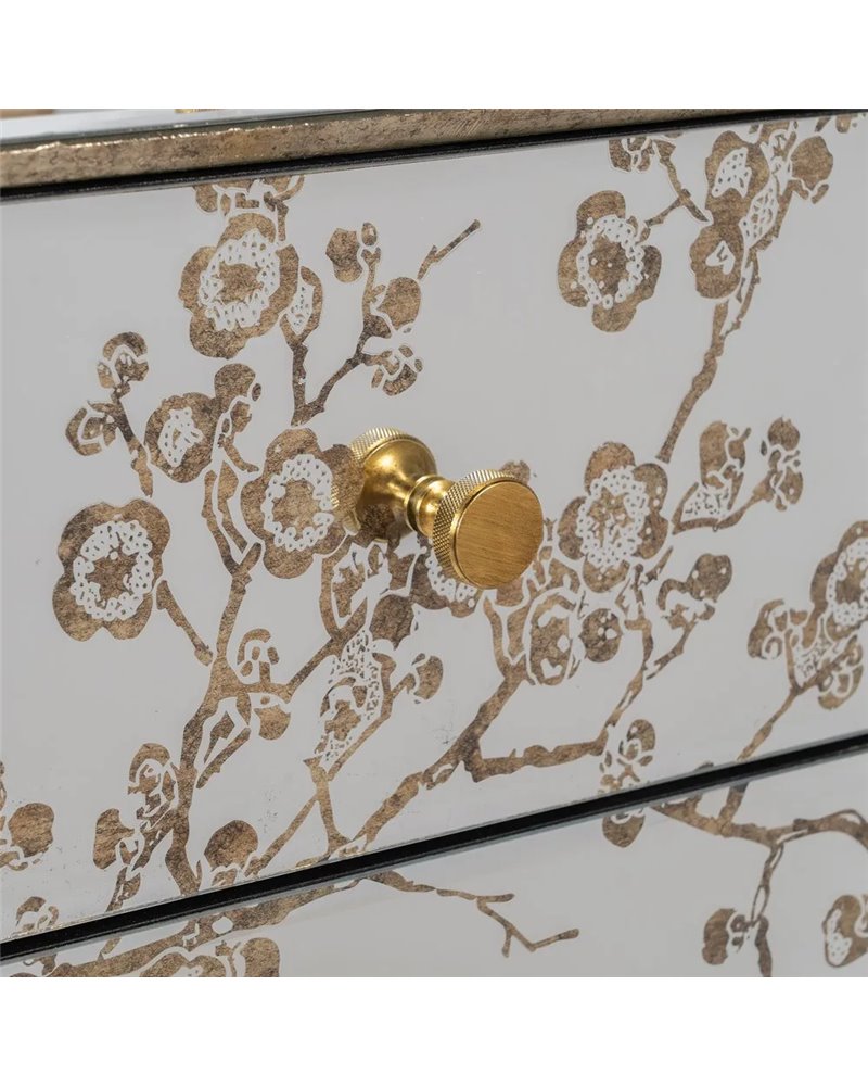 MUEBLE AUXILIAR ESPEJO DM-CRISTAL 80 X 40 X 108 CM