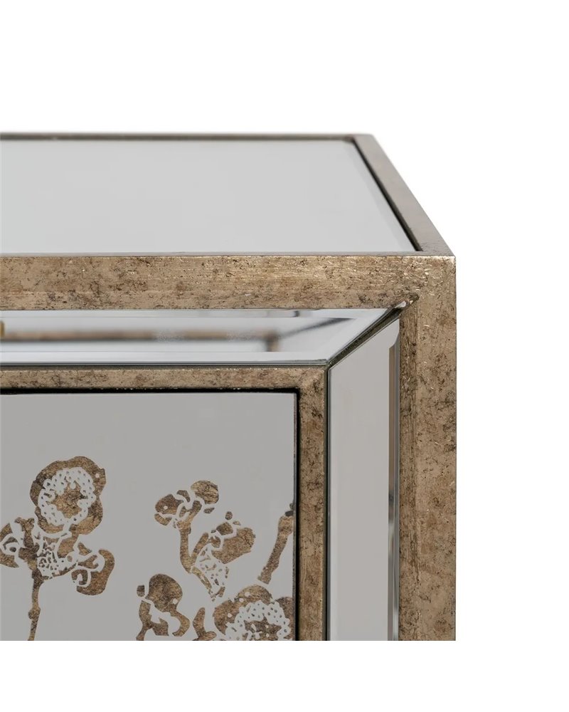 MUEBLE AUXILIAR ESPEJO DM-CRISTAL 80 X 40 X 108 CM