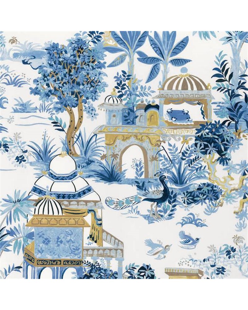 Mystic Garden Blue and White F920821 Mystic Garden Blue and White F920821