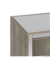 MUEBLE RECIBIDOR ESPEJO GRIS-PLATA 81 X 41 X 76,50 CM