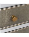 MUEBLE RECIBIDOR ESPEJO GRIS-PLATA 81 X 41 X 76,50 CM