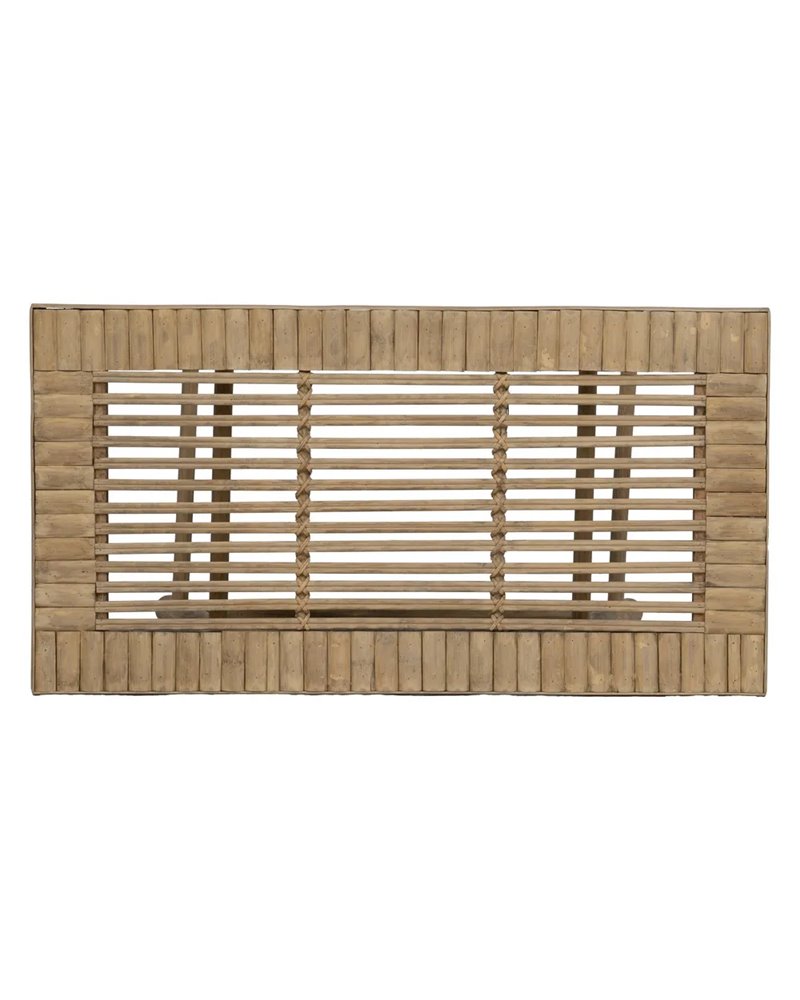 S/2 MESITAS NATURAL BAMBÚ 60 X 32 X 41 CM