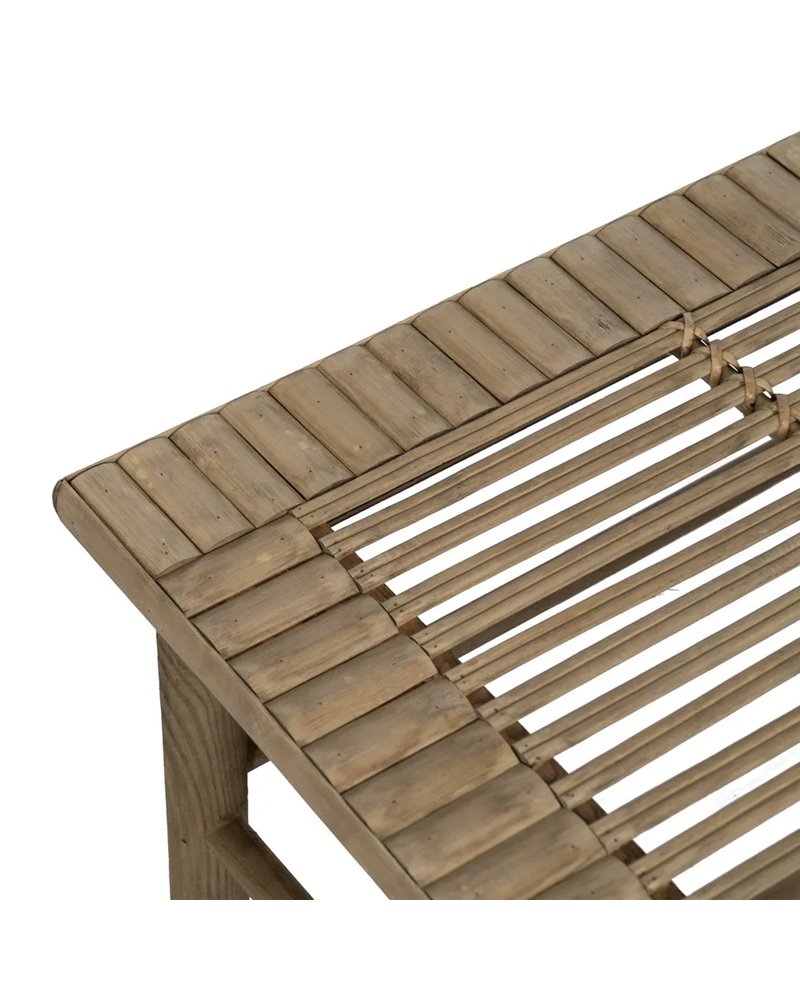 S/3 MESITAS NATURAL BAMBÚ 57 X 38 X 55 CM