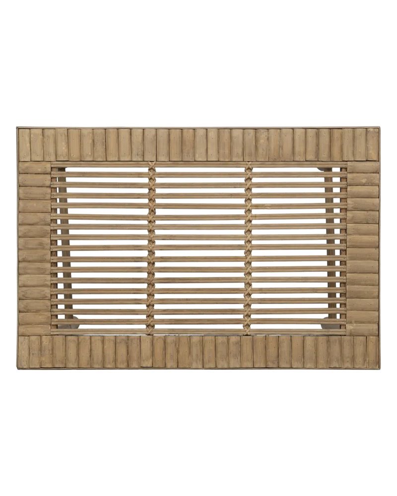 S/3 MESITAS NATURAL BAMBÚ 57 X 38 X 55 CM