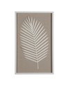 CUADRO HOJAS 2/M BLANCO PS-CRISTAL 50 X 3 X 80 CM