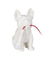 LÁMPARA MESA PERRO BLANCO POLIRESINA 18,50 X 13 X 26 CM