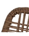 SILLA BEIGE-ANTRACITA ACERO EXTERIOR 53 X 63 X 78 CM