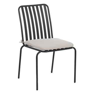 SILLA ANTRACITA ACERO...