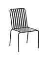 SILLA ANTRACITA ACERO EXTERIOR 52 X 57 X 87 CM